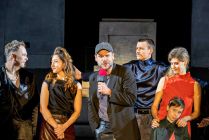 KORIOLAN Artur Romański, Marta Herman, Adam Machalica, Dawid Ptak, Oliwia Nazimek / fot. Przemysław Kaczmarek