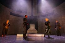 KORIOLAN Artur Romański, Adam Machalica, Agnieszka Różańska, Dawid Ptak / fot. Przemysław Kaczmarek